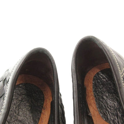 Bottega Veneta Loafers Flat Shoes Intrecciato Leather 37 Black