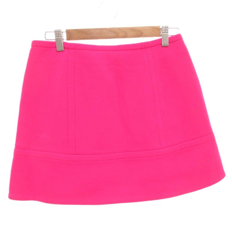 Prada Trapezoid Skirt Mini 40 Pink