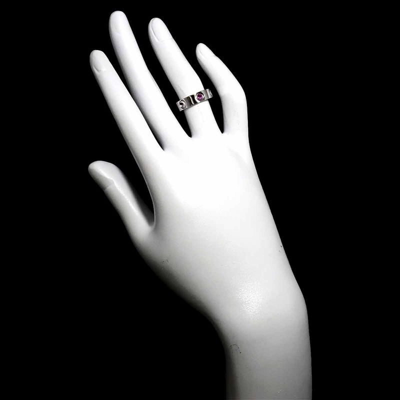 Louis Vuitton Petite Bag Empreinte 47 Ring Saffiano 18K WG White Gold