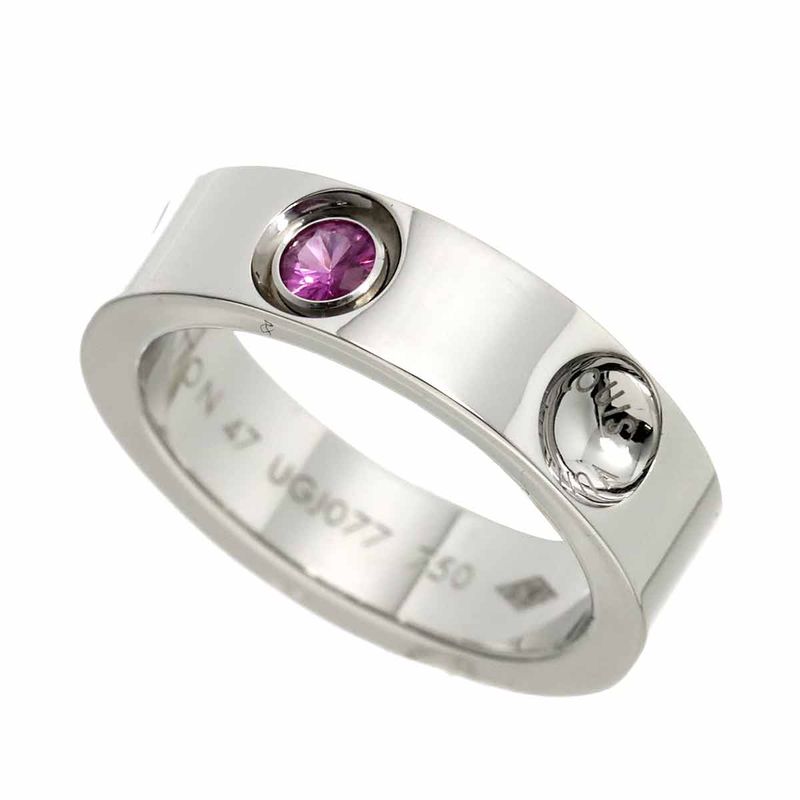 Louis Vuitton Petite Bag Empreinte 47 Ring Saffiano 18K WG White Gold