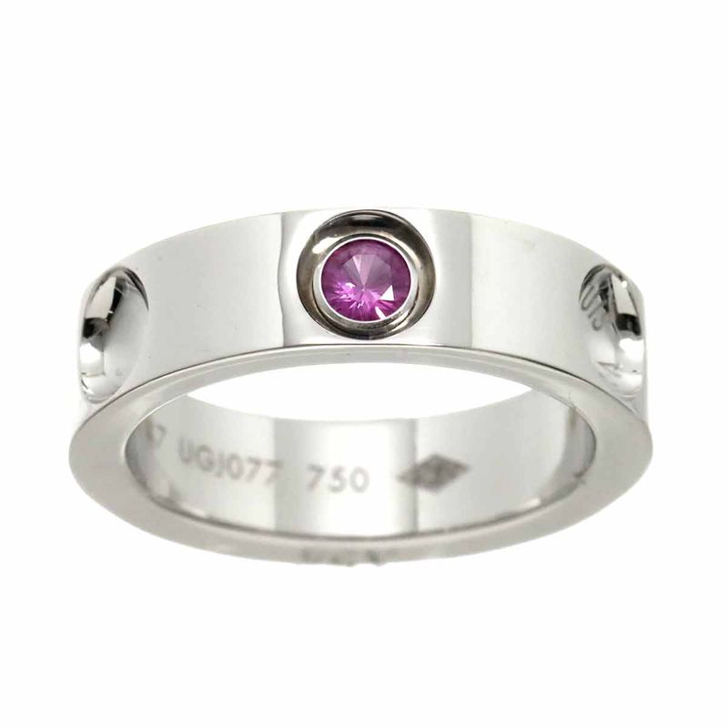 Louis Vuitton Petite Bag Empreinte 47 Ring Saffiano 18K WG White Gold