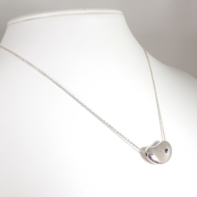Tiffany & Co. 925 Bean Pendant Necklace