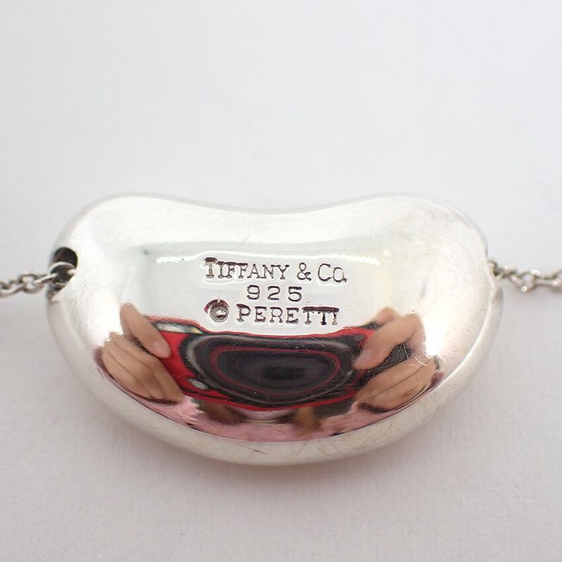 Tiffany & Co. 925 Bean Pendant Necklace
