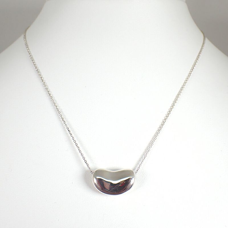 Tiffany & Co. 925 Bean Pendant Necklace