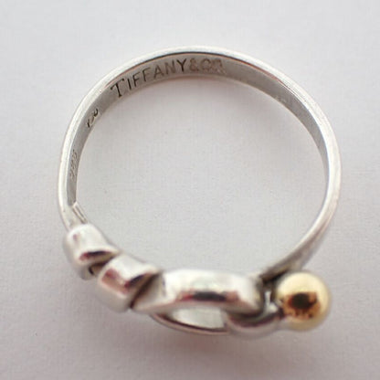 Tiffany & Co. 925 750 Hook Eye Ring