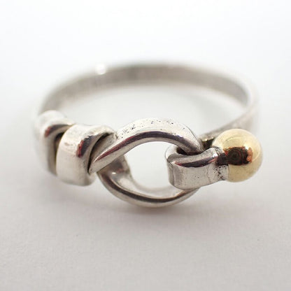 Tiffany & Co. 925 750 Hook Eye Ring