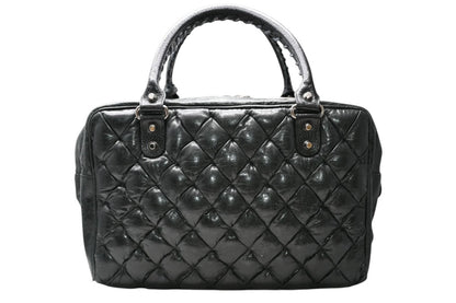 Balenciaga Matelasse City Black Calfskin Silver Mini Boston Bag — view 2