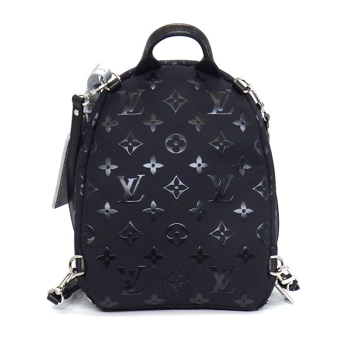 Louis Vuitton Backpack Palm Spring Mini Polar Night Monogram