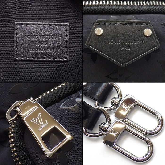 Louis Vuitton Backpack Palm Spring Mini Polar Night Monogram