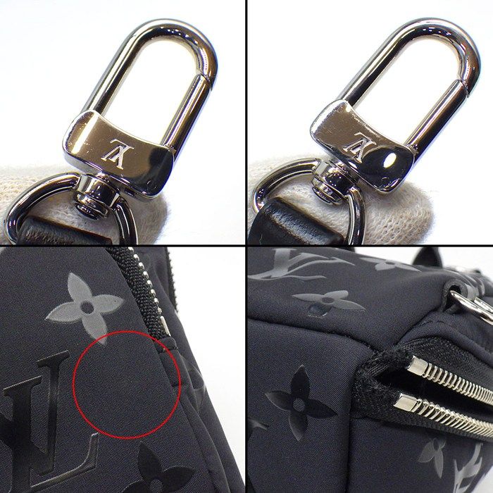 Louis Vuitton Backpack Palm Spring Mini Polar Night Monogram