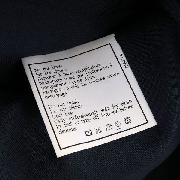 Chanel Jacket Silk Wool
