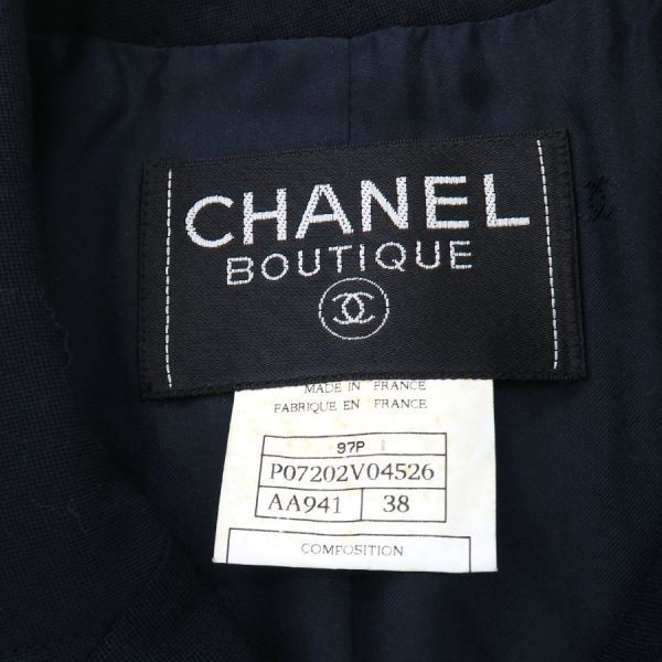 Chanel Jacket Silk Wool