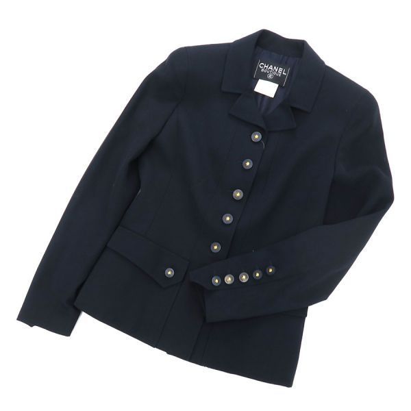 Chanel Jacket Silk Wool