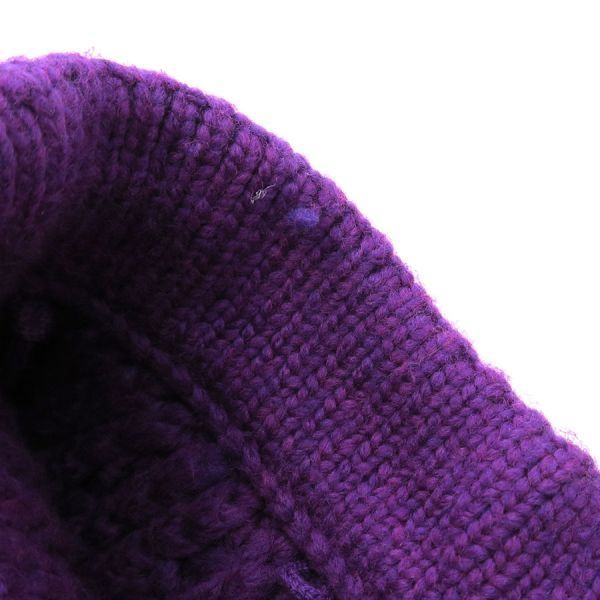 Chanel Pants Wool Purple