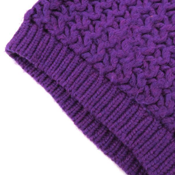 Chanel Pants Wool Purple