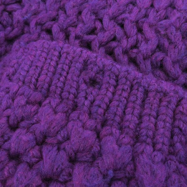 Chanel Pants Wool Purple