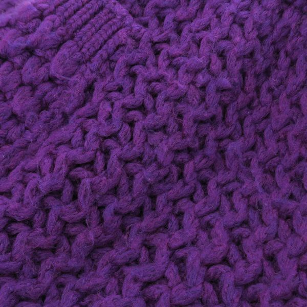 Chanel Pants Wool Purple