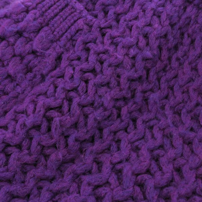 Chanel Pants Wool Purple