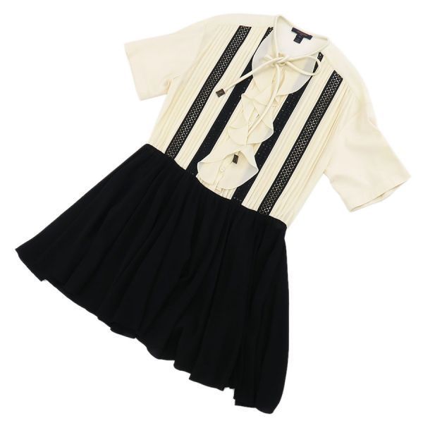 Louis Vuitton Dress Silk Leather