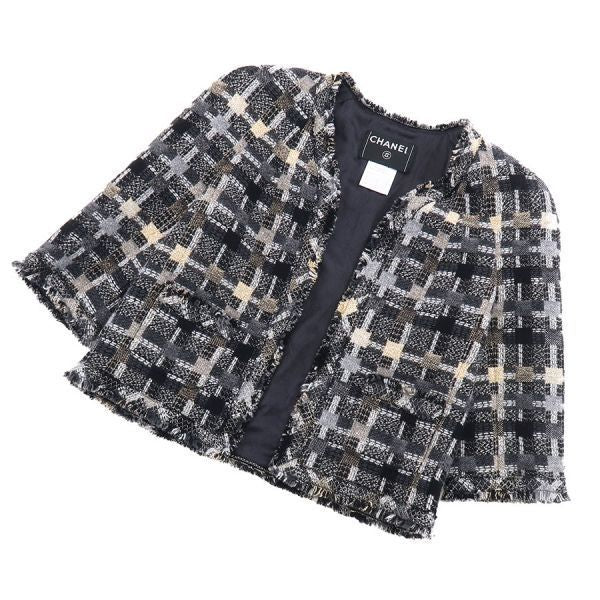 Chanel Jacket Silk Wool