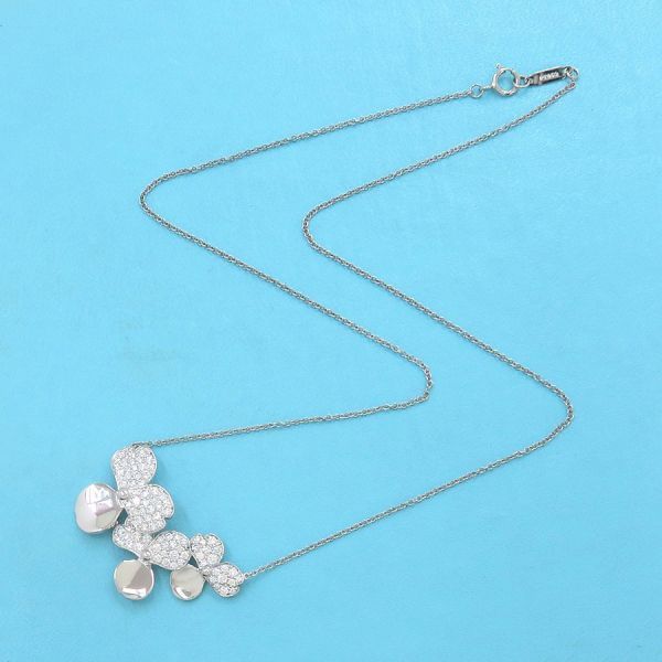 Tiffany & Co. Paper Flower Diamond Necklace