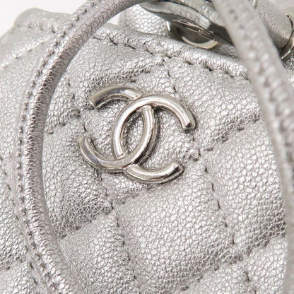 Chanel Quilted Mini Silver Silver Comment