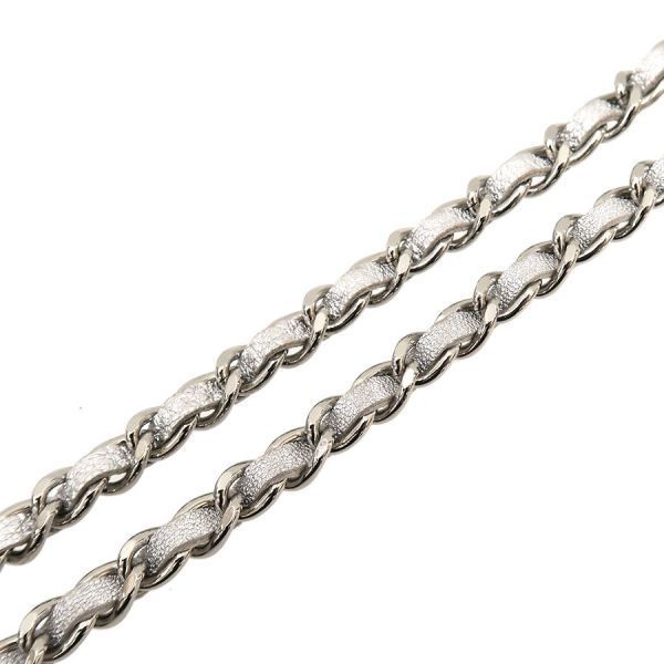 Chanel Quilted Mini Silver Silver Comment