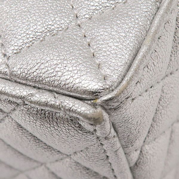 Chanel Quilted Mini Silver Silver Comment