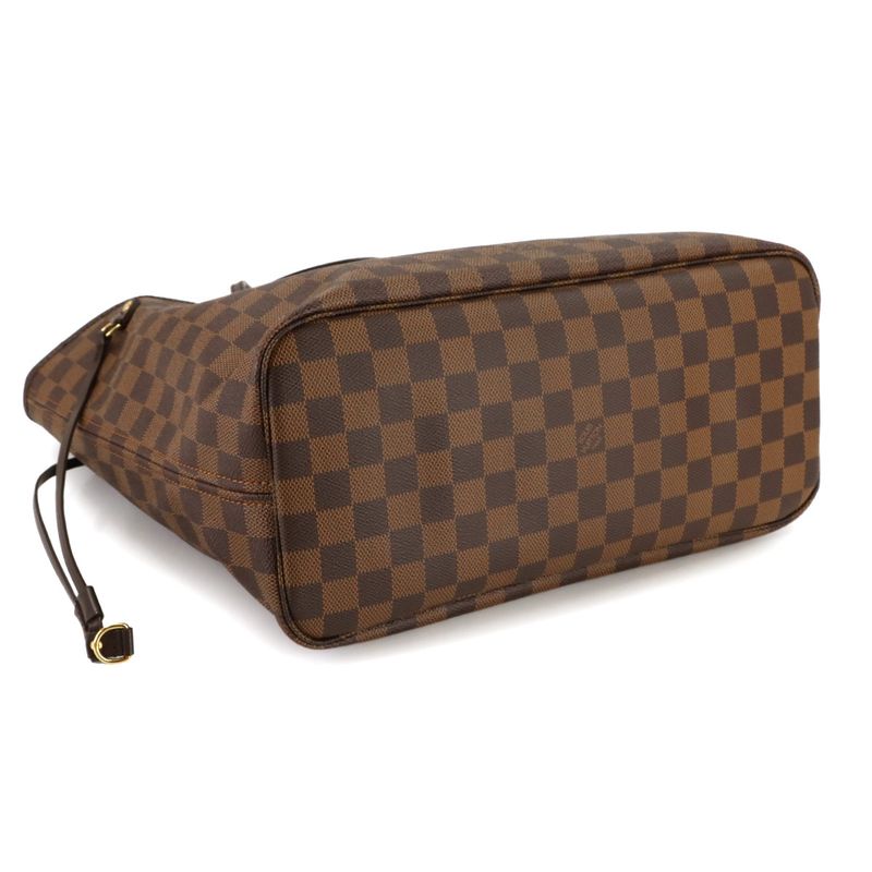 Louis Vuitton Damier Neverfull MM Tote Ebene Cerise Brown
