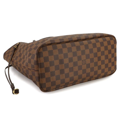 Louis Vuitton Damier Neverfull MM Tote Ebene Cerise Brown