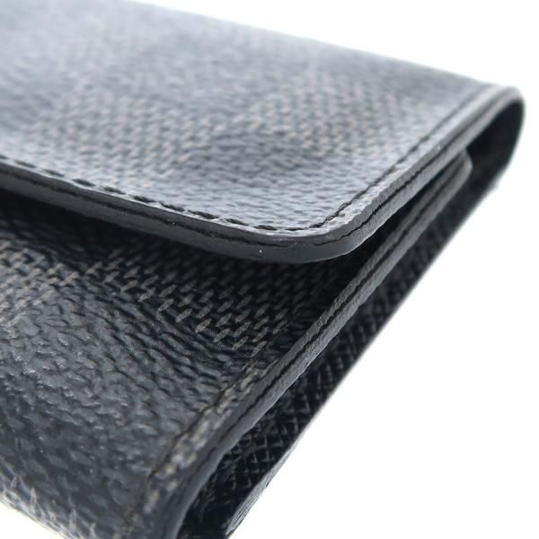 Louis Vuitton Damier Graphite Key Case for 6 Key Holder Gray Comment