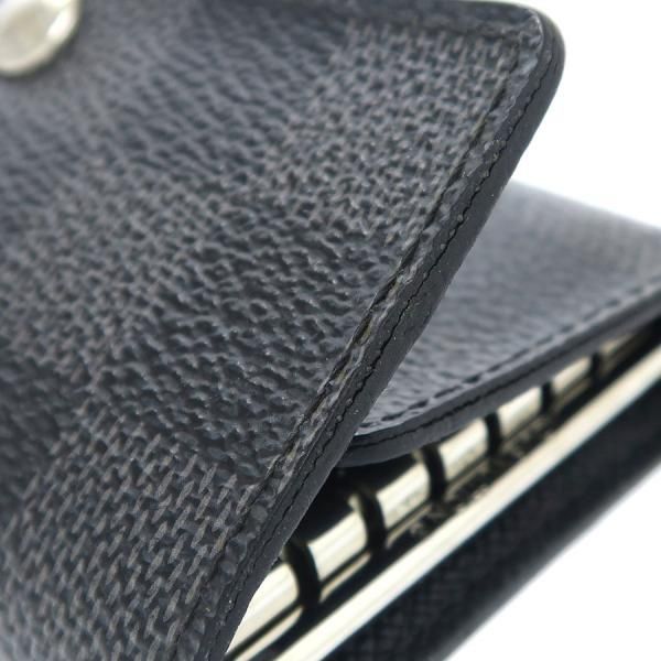 Louis Vuitton Damier Graphite Key Case for 6 Key Holder Gray Comment