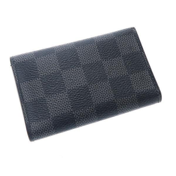Louis Vuitton Damier Graphite Key Case for 6 Key Holder Gray Comment