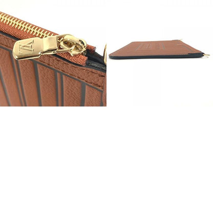Louis Vuitton Pouch Neverfull Inside Out MM Leather Tan Brown