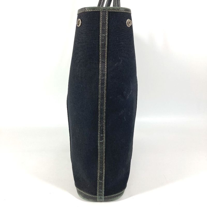 Hermes Shoulder Bag Garden File MM Leather Black