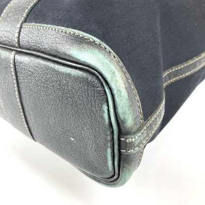 Hermes Shoulder Bag Garden File MM Leather Black