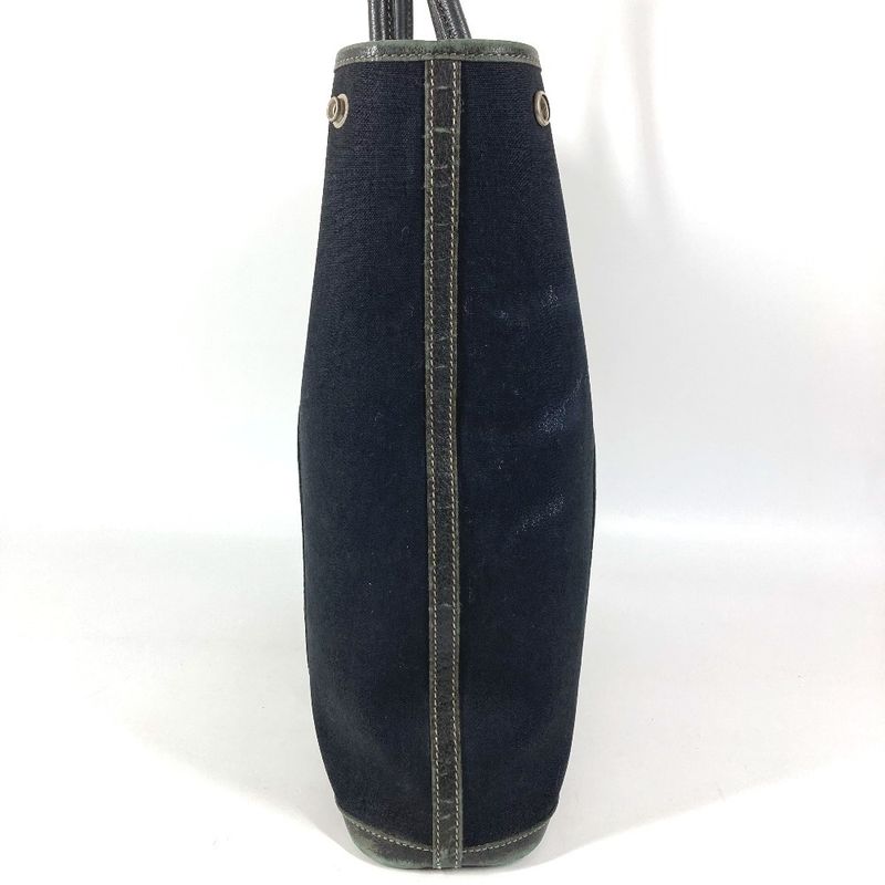 Hermes Shoulder Bag Garden File MM Leather Black