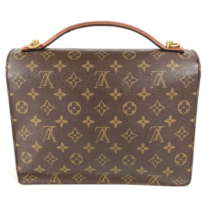 Louis Vuitton Handbag Monceau 28 Monogram Canvas Brown