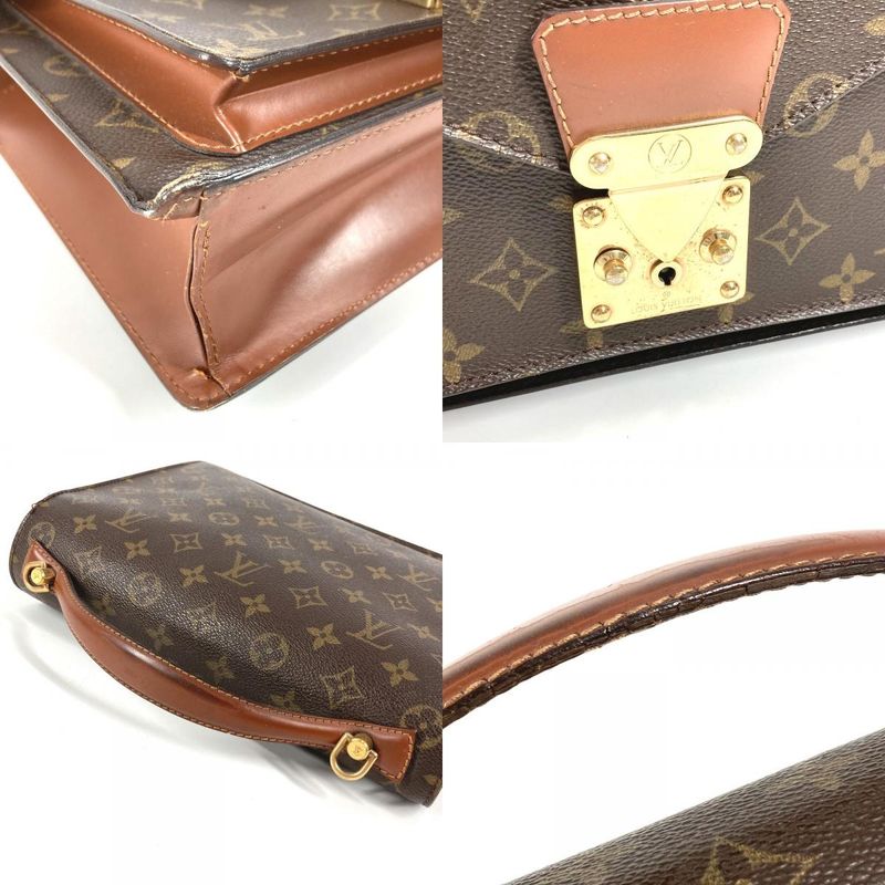 Louis Vuitton Handbag Monceau 28 Monogram Canvas Brown