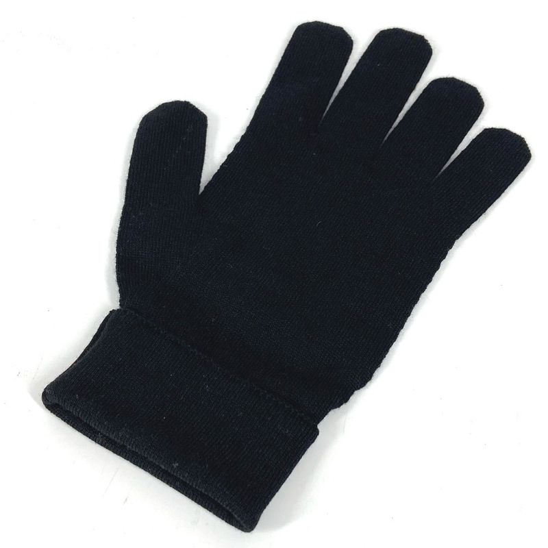 Louis Vuitton Gloves Gon Petit Damier Wool Black
