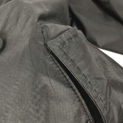 Fendi Trench Coat Selleria Logo Nylon Black