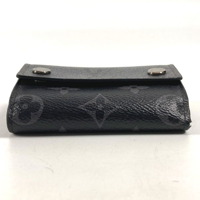 Louis Vuitton Trifold Wallet Discovery Compact Monogram Eclipse Black X Gray