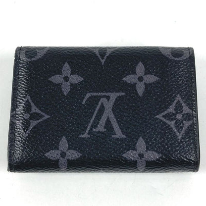 Louis Vuitton Trifold Wallet Discovery Compact Monogram Eclipse Black X Gray