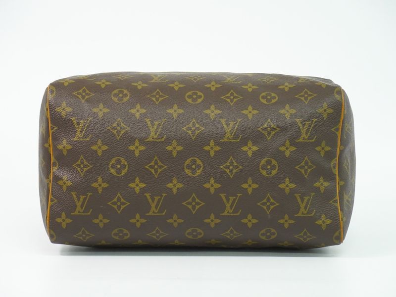 Louis Vuitton LV Speedy 30 Monogram Mini Boston Bag Outside] Brown