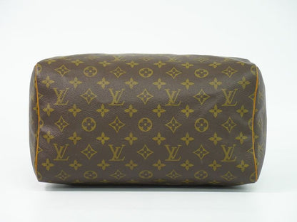 Louis Vuitton LV Speedy 30 Monogram Mini Boston Bag Outside] Brown