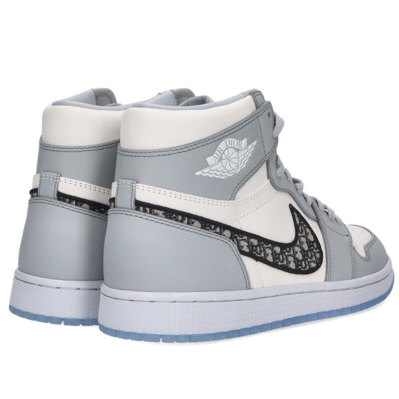 Dior Nike Air Jordan 1 High OG Sneaker White X Gray X Black