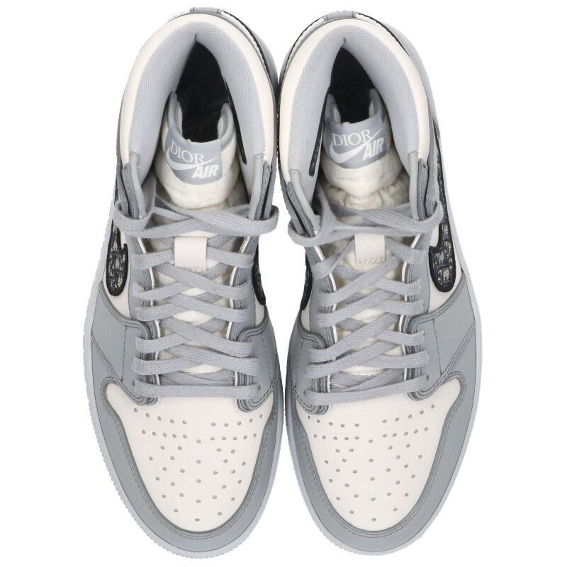 Dior Nike Air Jordan 1 High OG Sneaker White X Gray X Black