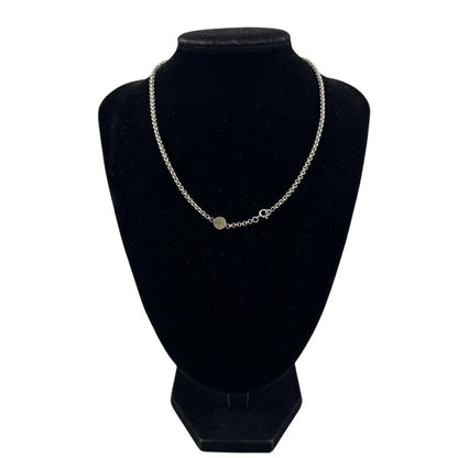 Hermes Mini Necklace Silver