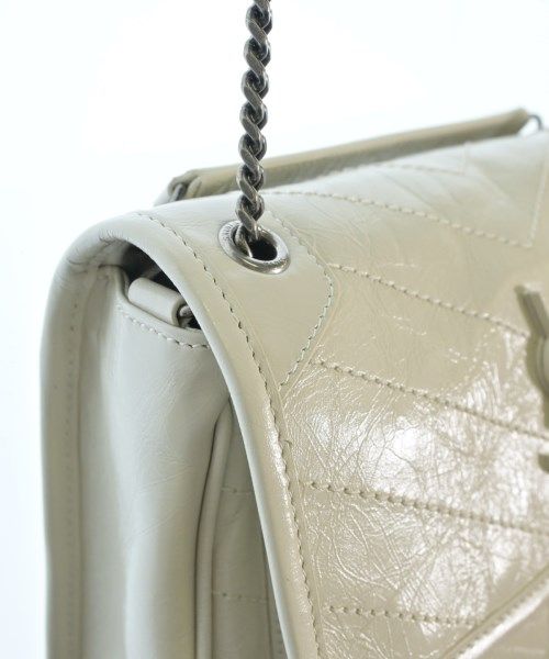 Saint Laurent Paris Shoulder Bag Off-white