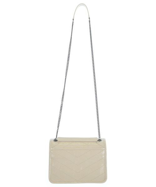 Saint Laurent Paris Shoulder Bag Off-white